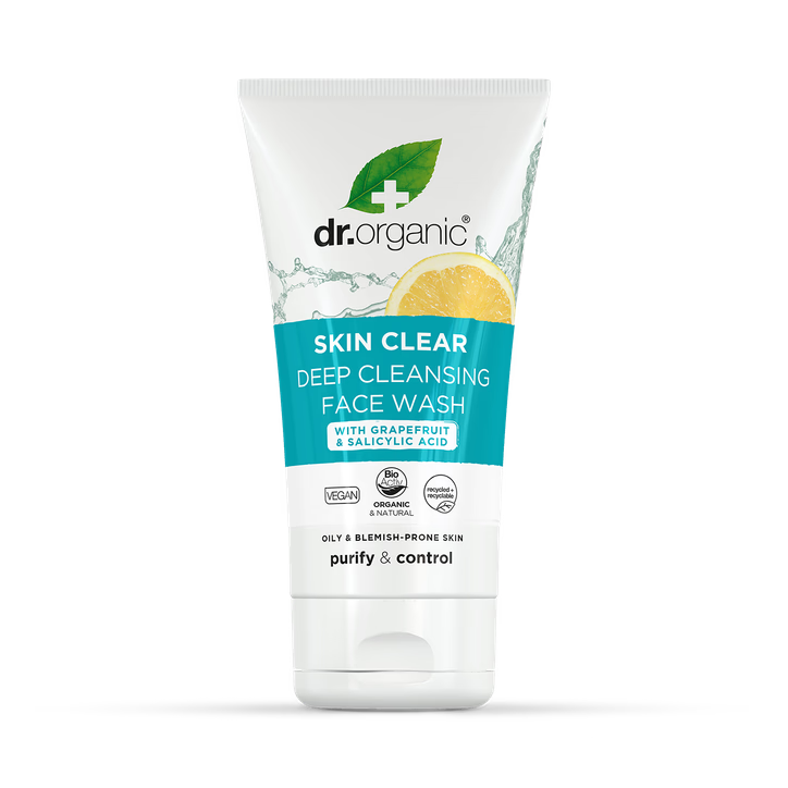 Dr. Organic Skin Clear Deep Cleansing Face Wash 125ml