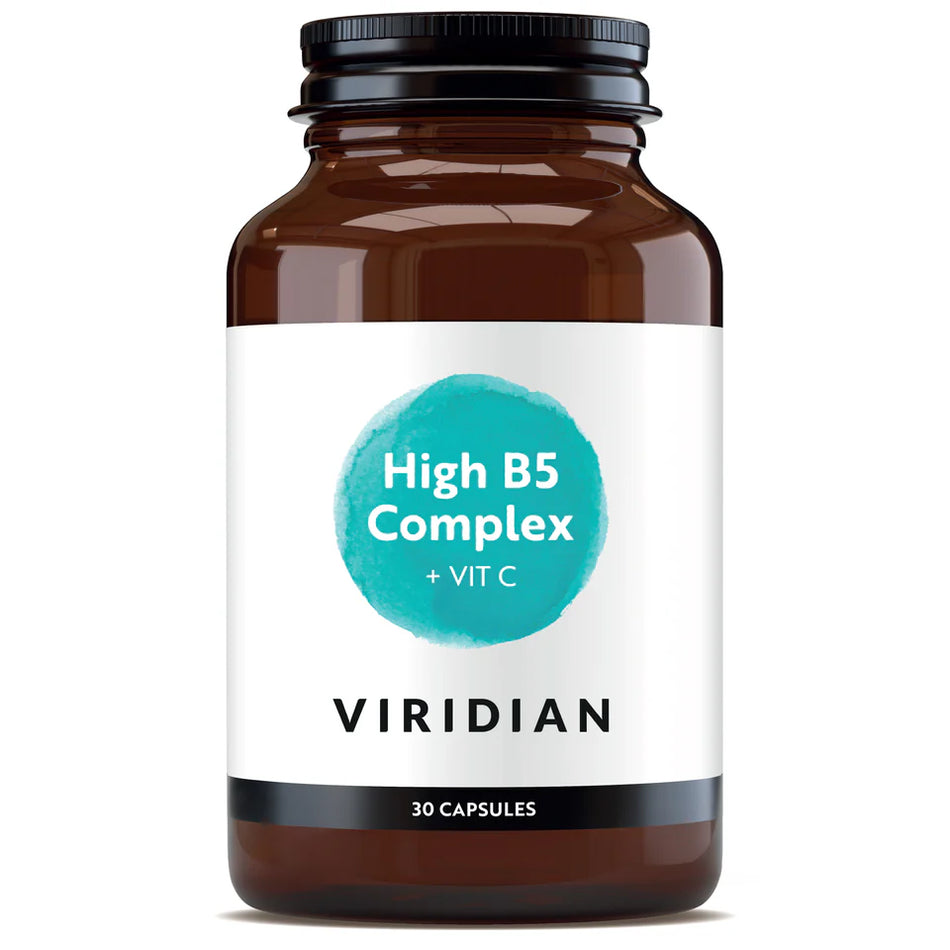 Viridian High B5 Complex + Vit C 30 Veg Capsules