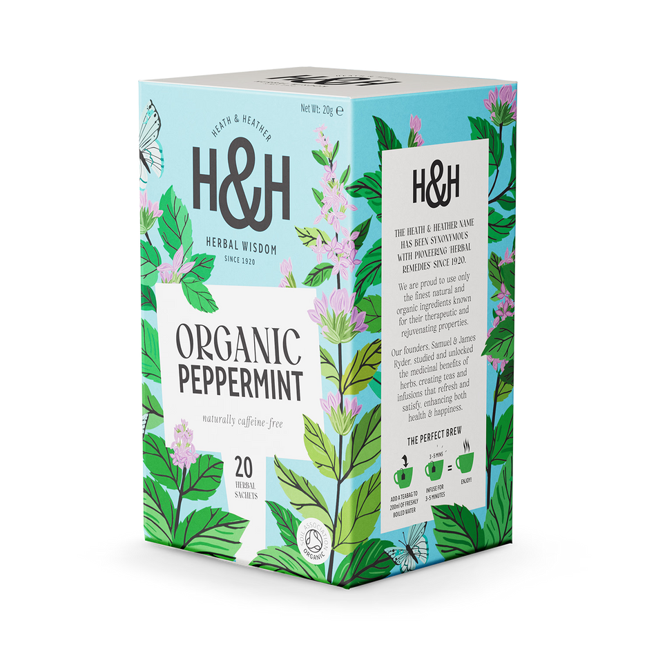 Heath & Heather Peppermint 20 Tea Bags