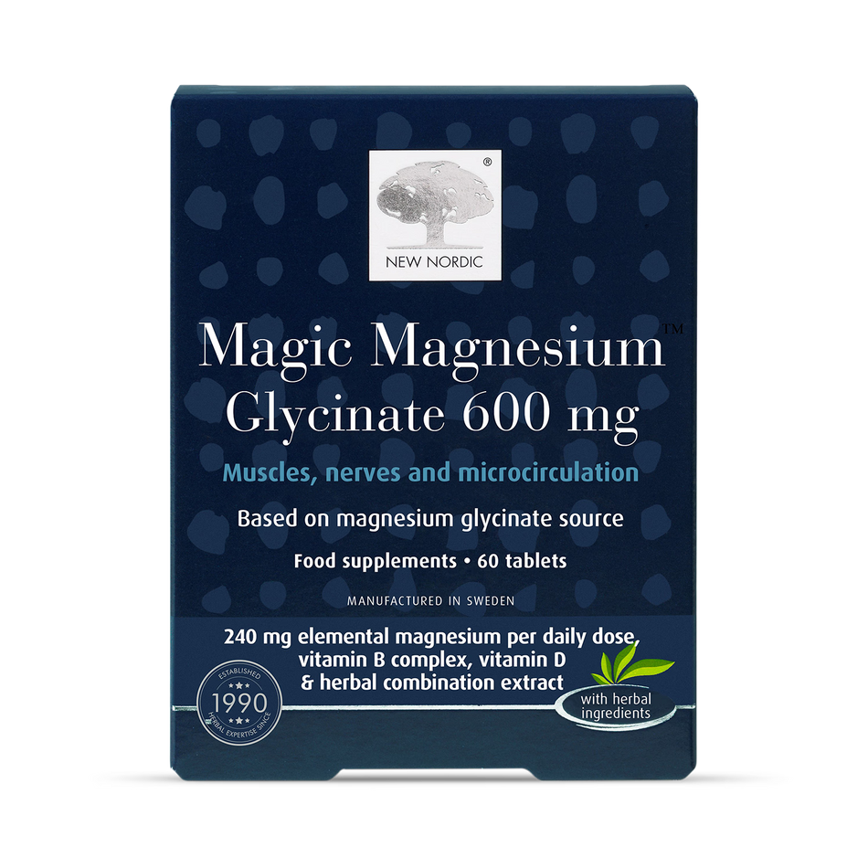 New Nordic Magic Magnesium Glycinate 60 Tablets