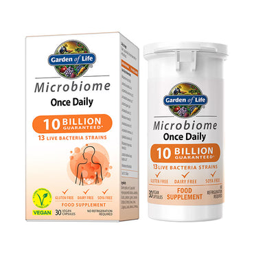 Garden of Life Microbiome 10 Billion Once daily 30 Vegan Capsules