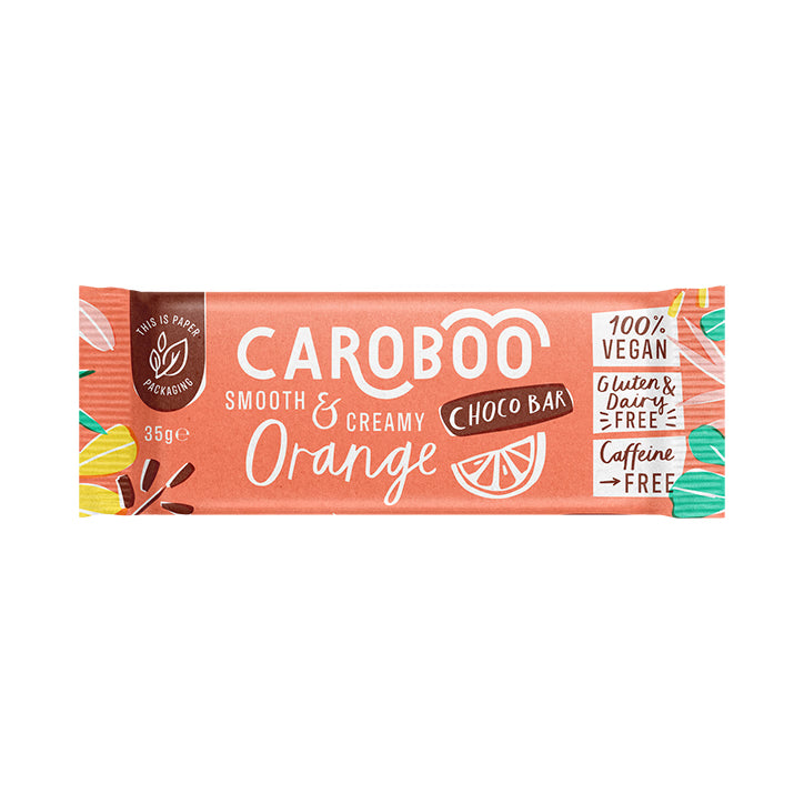 Caroboo - Caroboo Orange Carob Bar