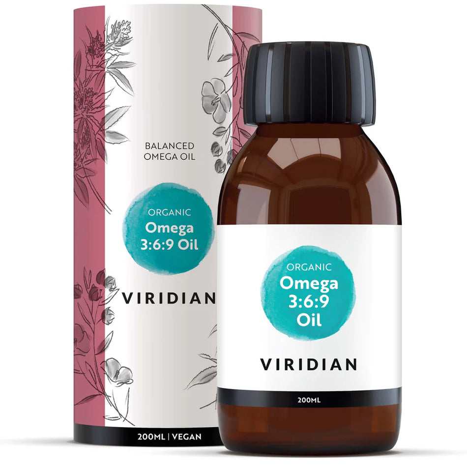 Viridian Organic Omega 3:6:9 Plant Based 200ml Oil