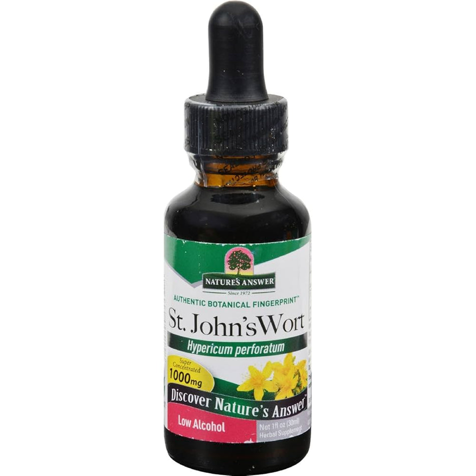 Nature's Answer St. John's Wort Extract for Healthy Mood Support 30ml Herbal Liquid