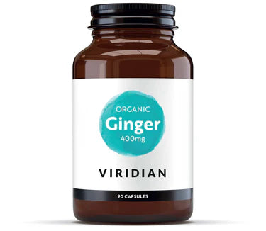 Viridian Organic Ginger Root 400mg 90 Capsules