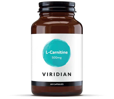 Viridian L-Carnitine 500mg 60 Vegan Capsules