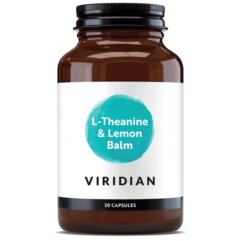Viridian L-Theanine and Lemon Balm 30 Vegan Capsules