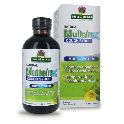 Nature's Asnwer Natural Mullein X Cough Support Upper Respiratory 120ml