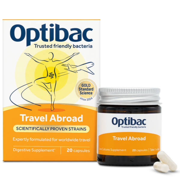 Optibac Travel Abroad 20 Capsules