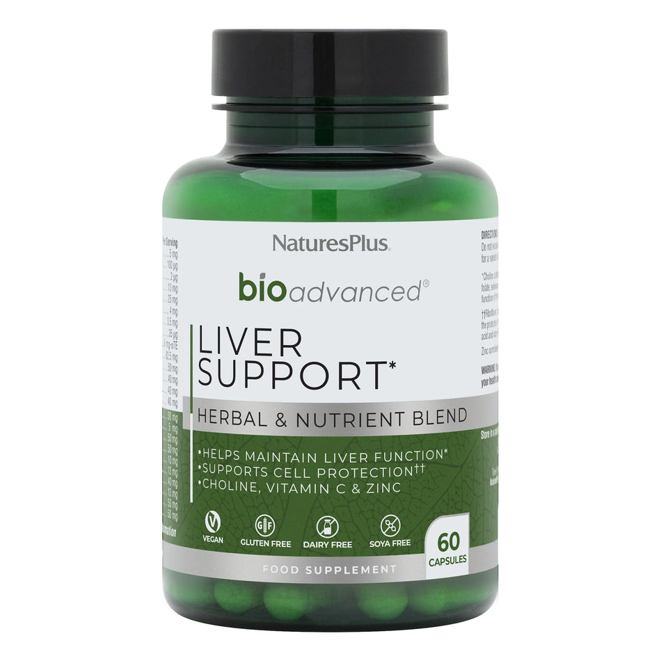 Natures Plus Bio Advanced Liver Support 60 Vegan Capsules