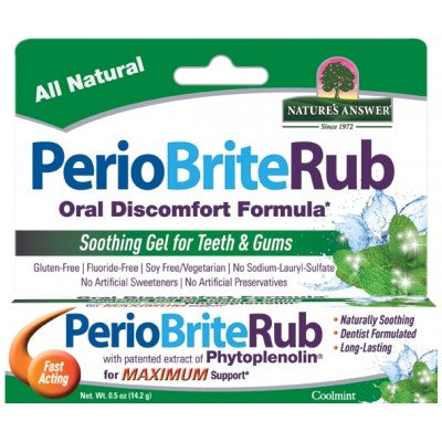 Nature's Answer Periorub Soothing Gel for Teeth and Gums