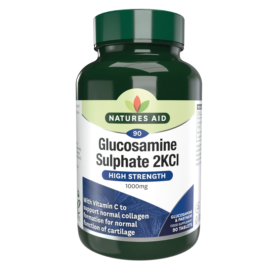 Natures Aid Glucosamine Sulphate 1000mg (with Vitamin C) 90 Tablets
