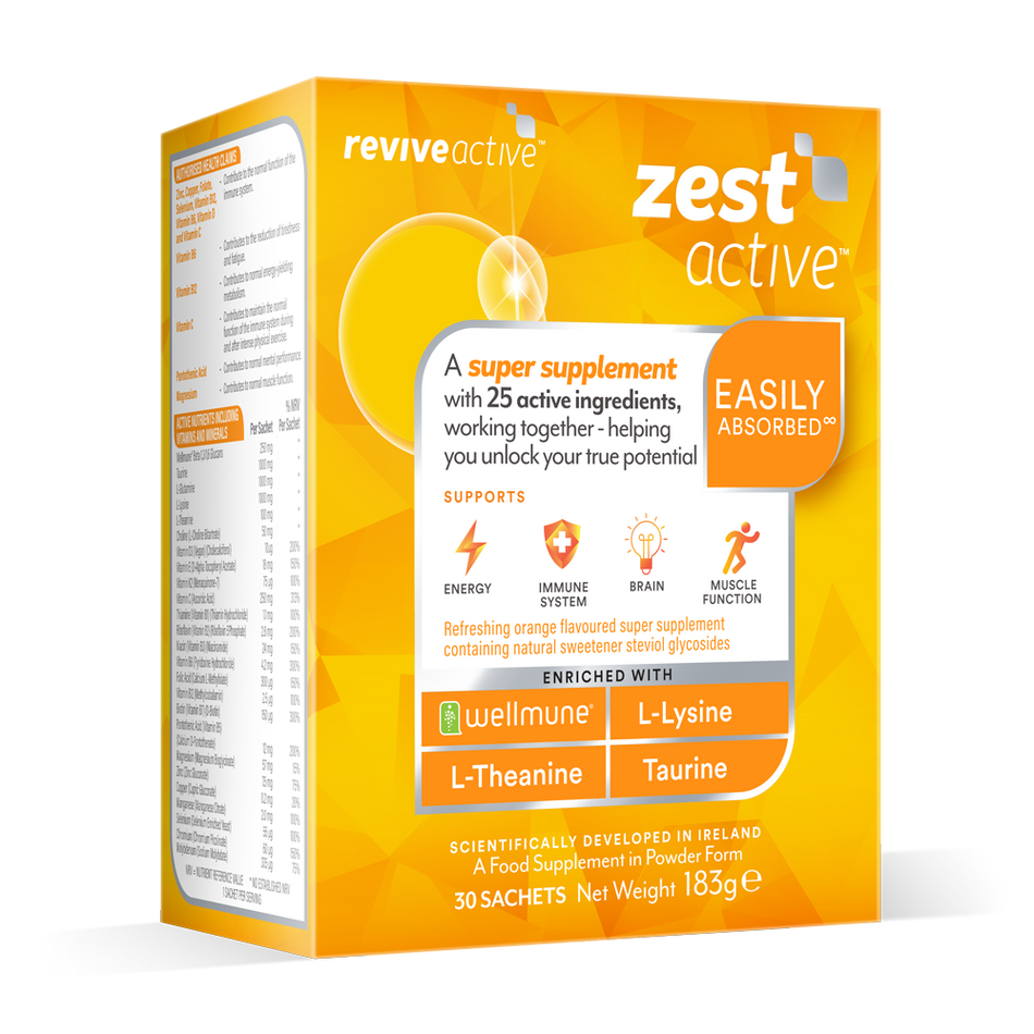 Revive Active Zest Active Orange Flavour 30 Day Supply