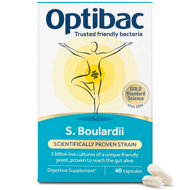 Optibac Saccharomyces Boulardii 40 capsules