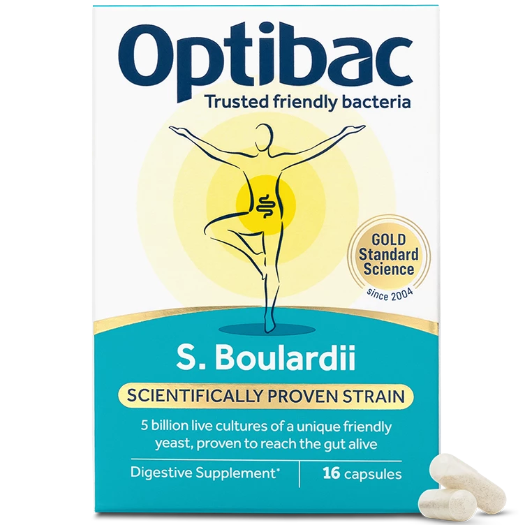 Optibac Saccharomyces Boulardii 16 capsules