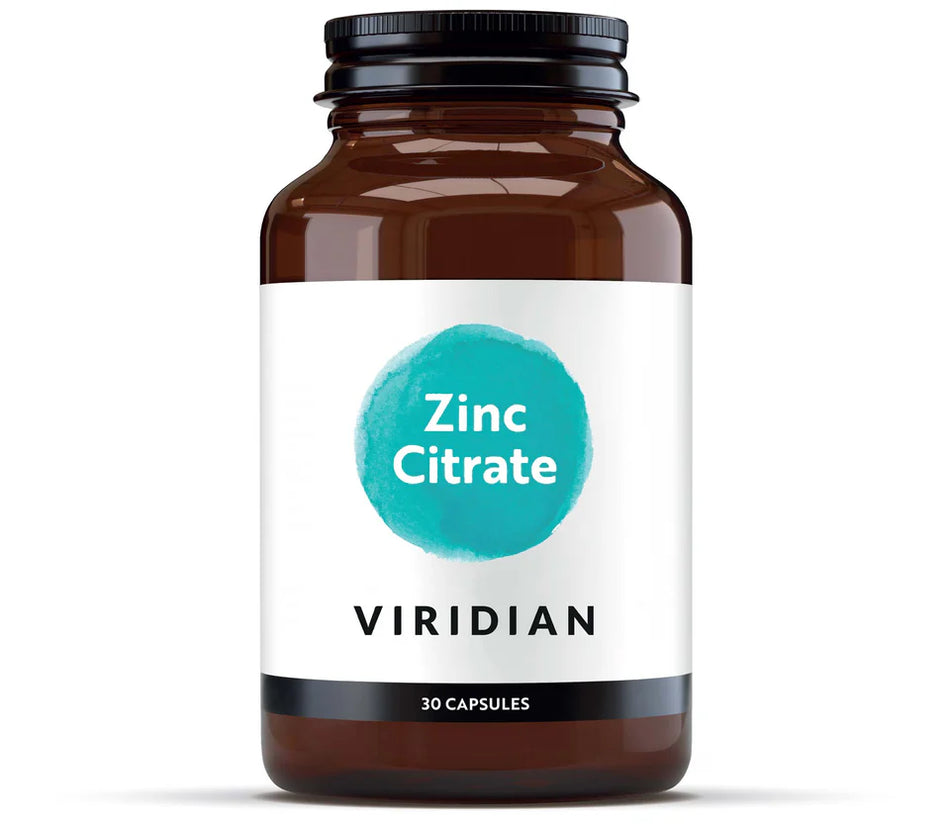 Viridian Zinc Citrate 30 Vegan Capsules
