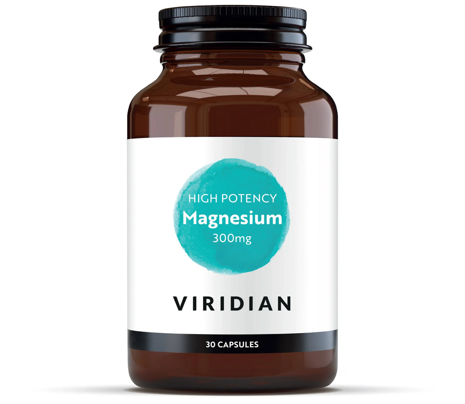 Viridian Hi-Potency Magnesium 300mg 30 Vegan Capsules