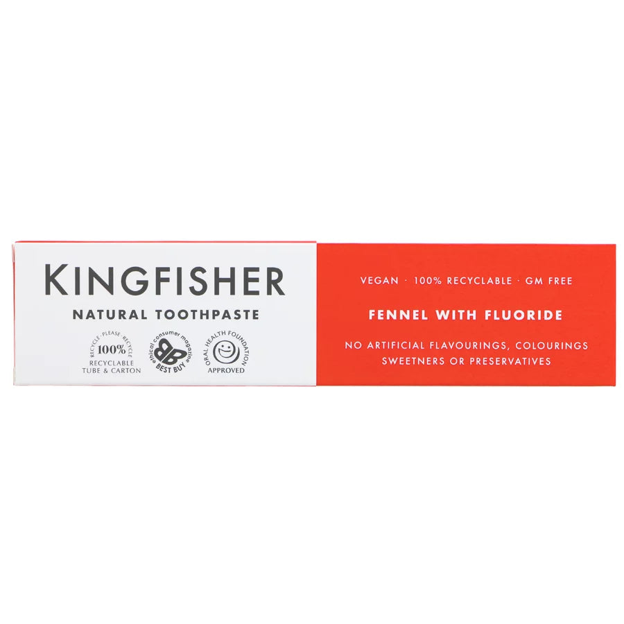 Kingfisher Fennel & Fluoride Toothpaste 100ml