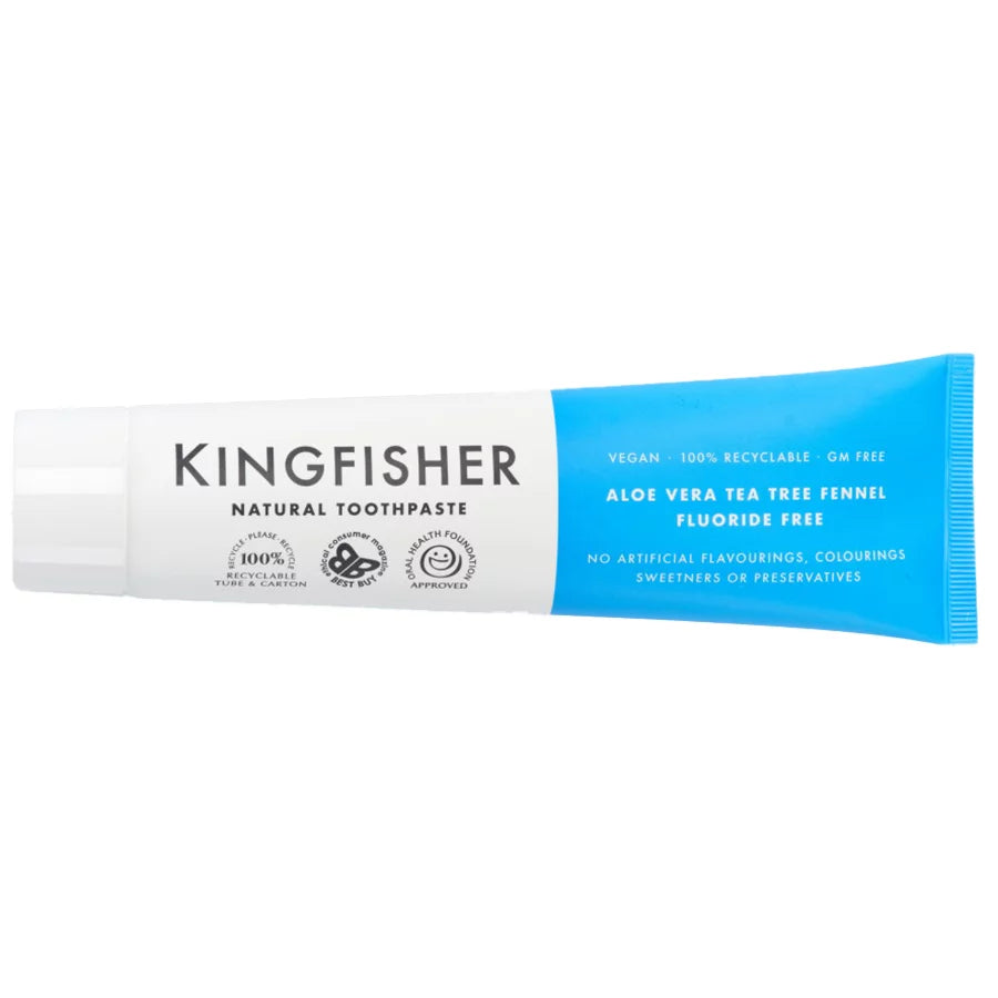 Kingfisher Aloe Vera Tea Tree Fennel Fluoride Free Toothpaste 100ml