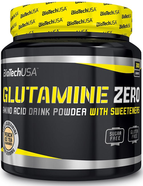 BioTechUSA - Glutamine Zero, Peach Ice Tea - 300g