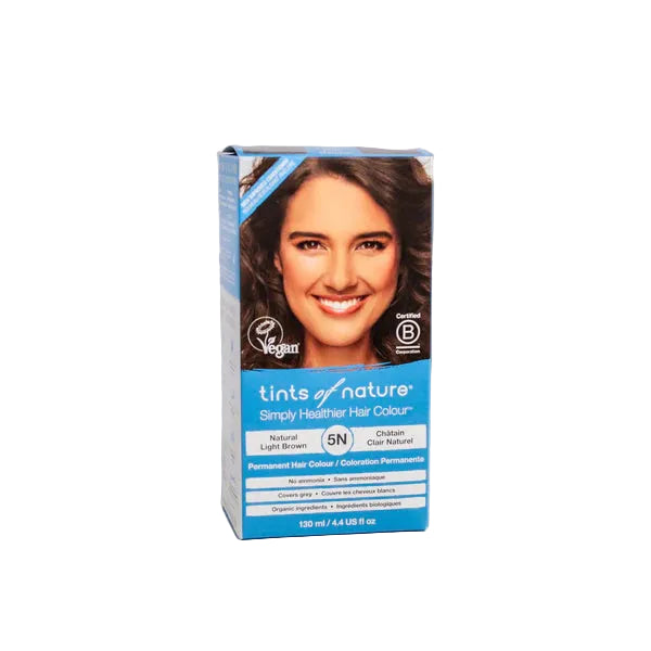 Tints Of Nature 5N Natural Light Brown Permanent Hair Dye 130ml