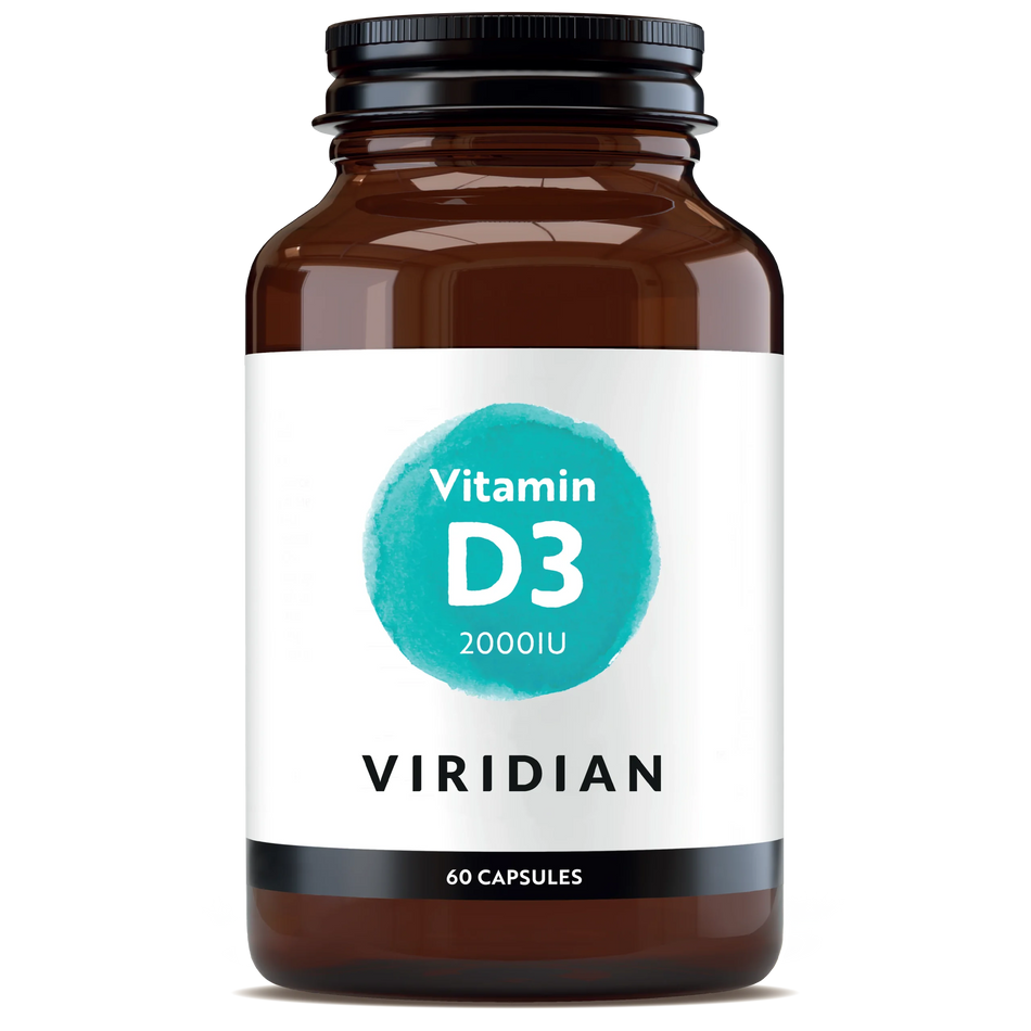 Viridian Vitamin D3 2000iu 60 Vegan Capsules