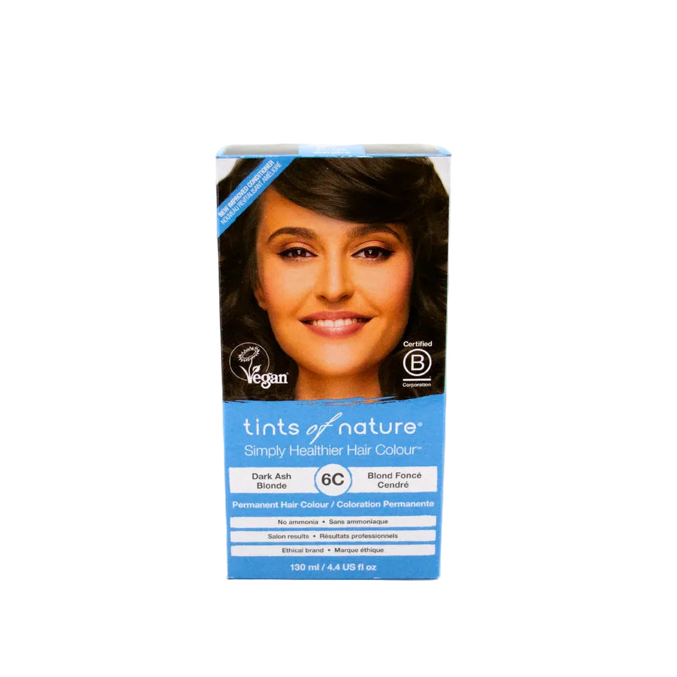 Tints of Nature Simply Healthier Hair Colour 6C Dark Ash Blonde 130ml