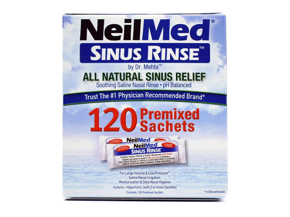 NeilMed Sinus Rinse 120 Premixed Sachets