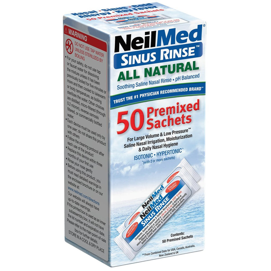 NeilMed Sinus Rinse 50 Premixed Sachets
