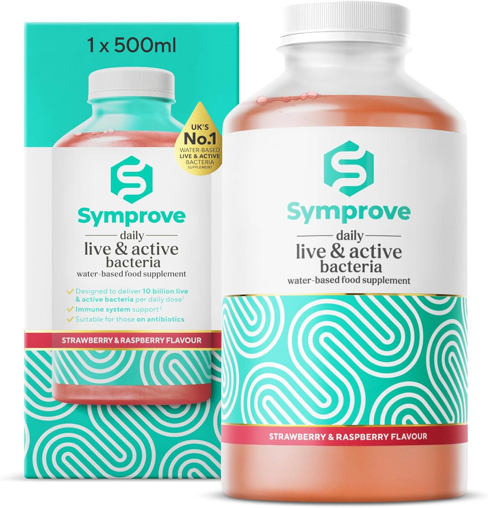 Symprove Live Active Probiotic Strawberry & Raspberry Flavour 500ml