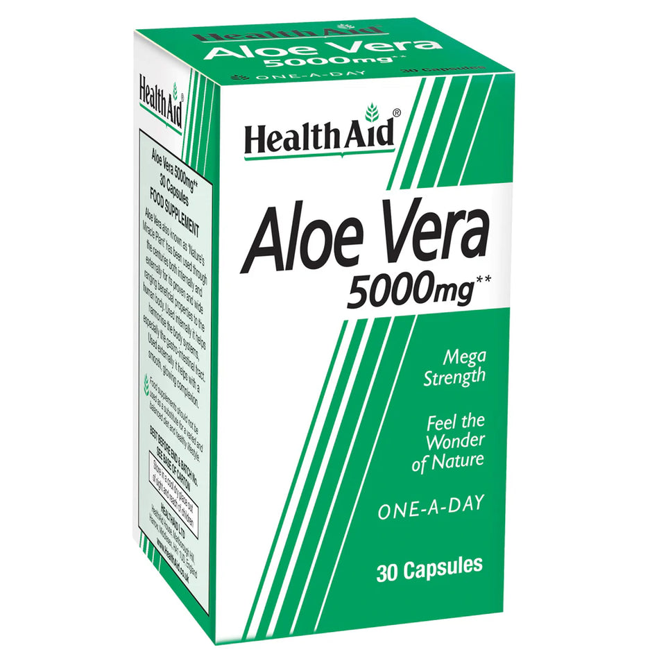 HealthAid Aloe Vera 5000mg 30 Capsules