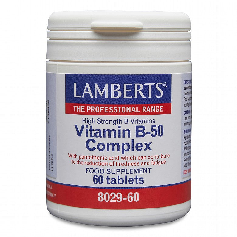 Lamberts Vitamin B-50 Complex 60 Tablets