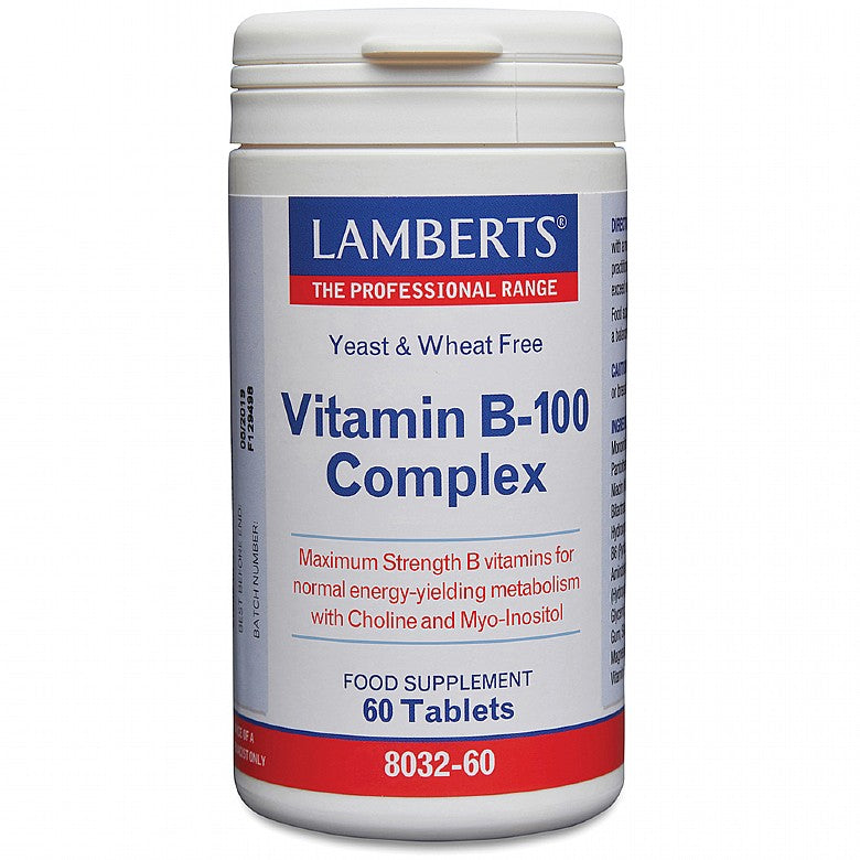 Lamberts Vitamin B-100 Complex 60 Tablets