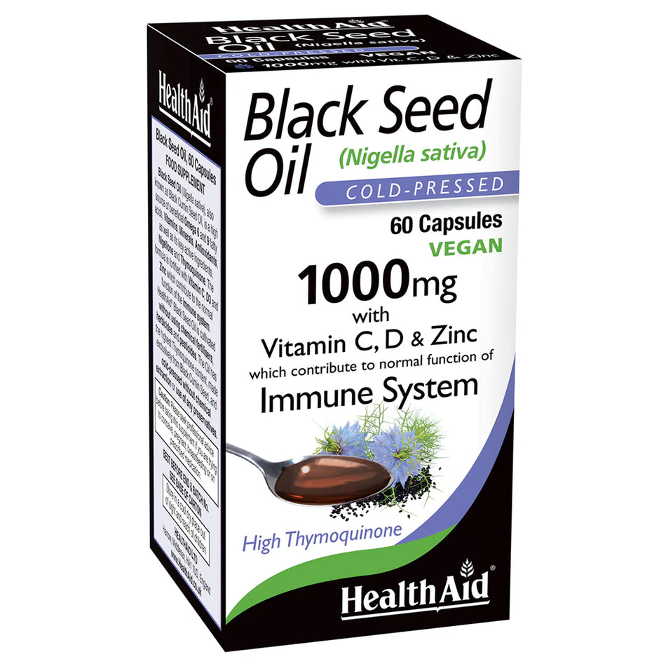 HealthAid Black Seed 60 Capsules