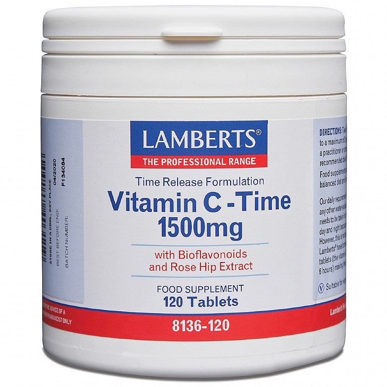 Lambert Vitamin C Time 1500mg 120 Tablets