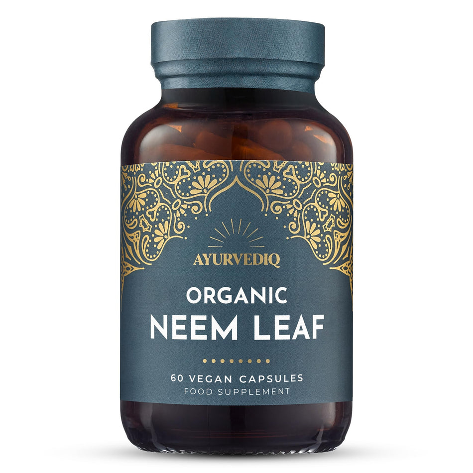 Ayurvediq Organic Neem Leaf 60 Vegan Capsules