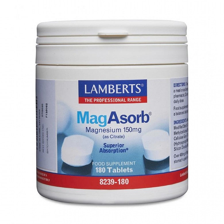 Lamberts MagAsorb 180 Tablets