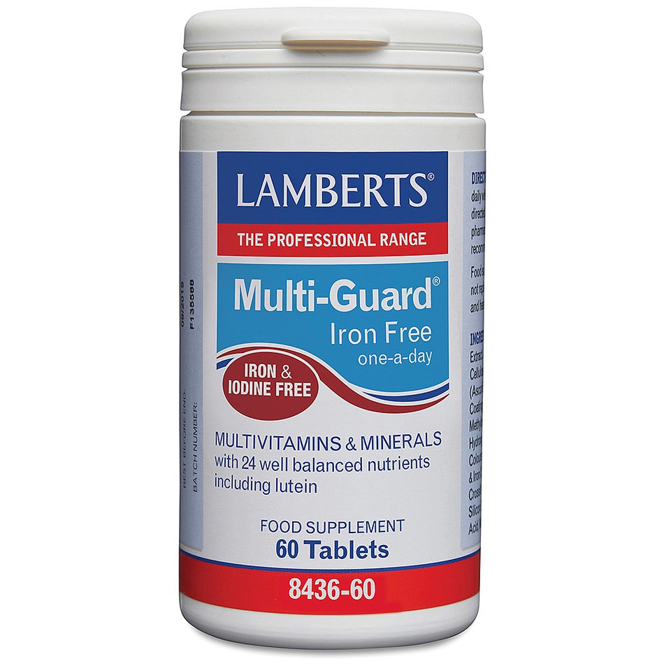 Lamberts Multi-Guard Iron Free 60 Tablets
