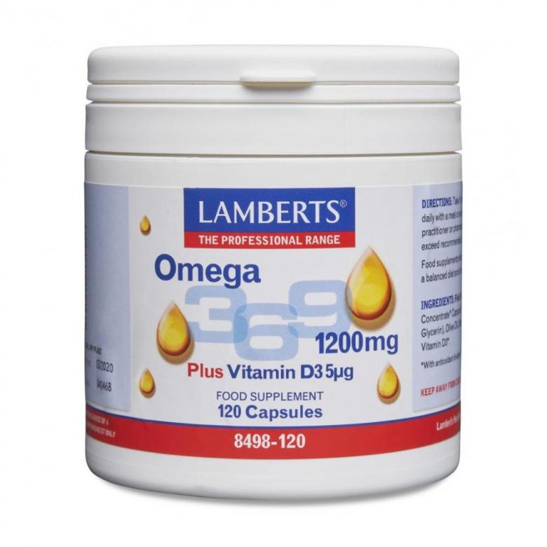 Lamberts Omega 3 6 9 1200mg 120 Capsules