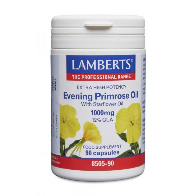 Lamberts Evening Primrose Oil with Starflower Oil 1000mg 90 Capsules