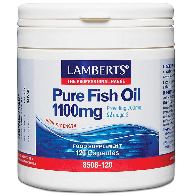 Lamberts Pure Fish Oil 1100mg 60 Capsules