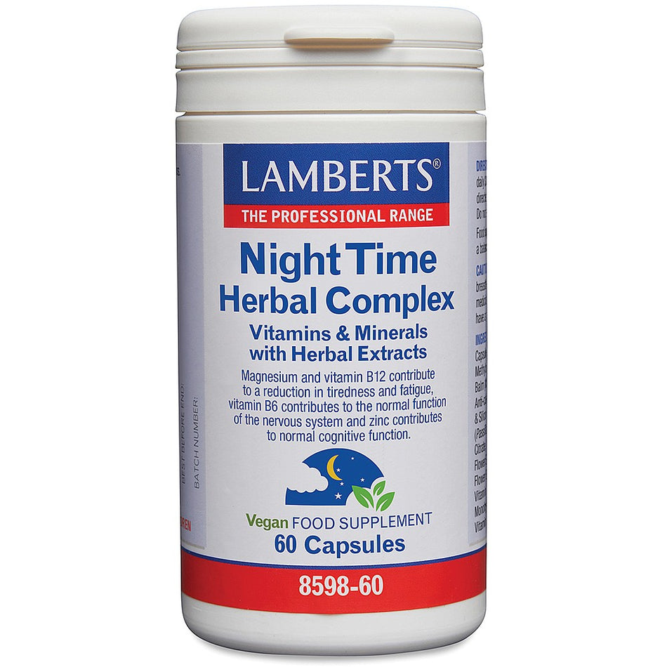 Lamberts Night Time Herbal Complex 60 Capsules