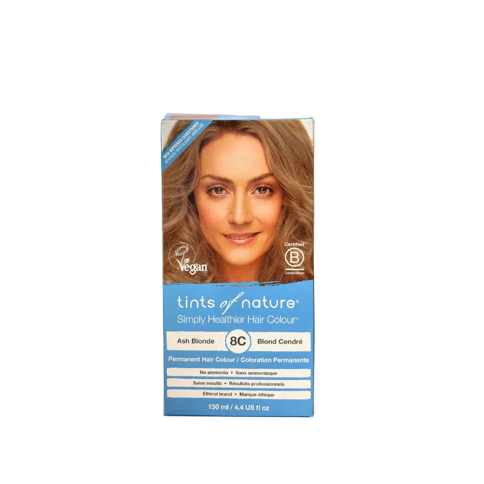 Tints of Nature Simply Healthier Hair Colour 8C Ash Blonde 130ml