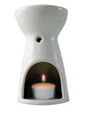 Absolute Aromas - Oil Burner - White