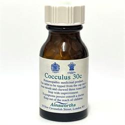 Ainsworths - Cocculus 30C Homoeopathic Rem