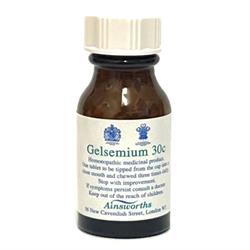 Ainsworths - Gelsemium 30C Homoeopathic Rem