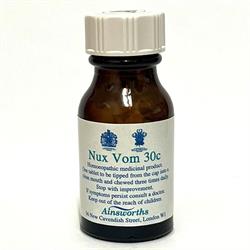 Ainsworths - Nux Vomica 30C Homoeopathic