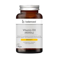 Balanced - Vitamin D3 4000iu Bottle