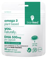 Brain Feed - Plant-based Omega3 DHA 550mg