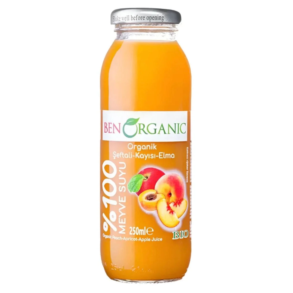 Ben Organic - Peach Apricot and Apple Juice